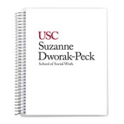 USC Trojans Suzanne Dworak-Peck Spiral Notebook